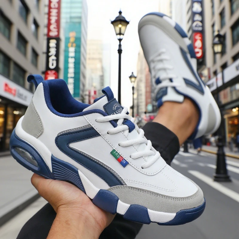 Sepatu Musim Semi Musim Gugur Pria Sepatu Lari Modis Anti-selip Nyaman Sepatu Hiking Penyerap Guncangan Luar Ruangan Sepatu Pelatih Pria Tenis