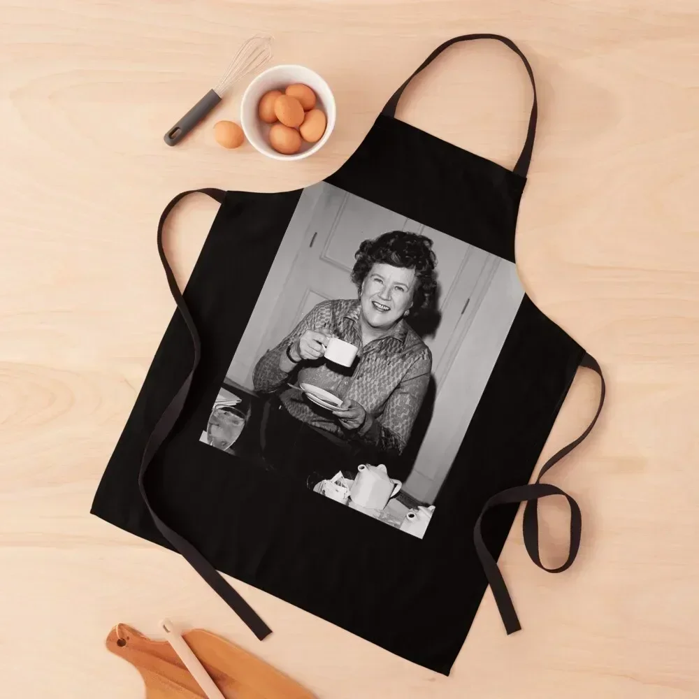 

Julia Child Classic T-Shirt Apron Women's Smock for hairdressing Cooking household woman Apron