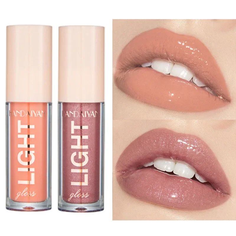 12 Colors Mirror Pearl Lip Gloss Waterproof Long-lasting Moisturizing Shine Glitter Lip Glaze Glass Liquid Lipstick Women Makeup