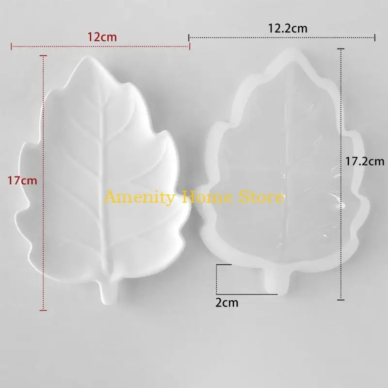 

F26C High Temperatures Resistant Silicone Leaf Mould For Epoxy Dishes And Plates