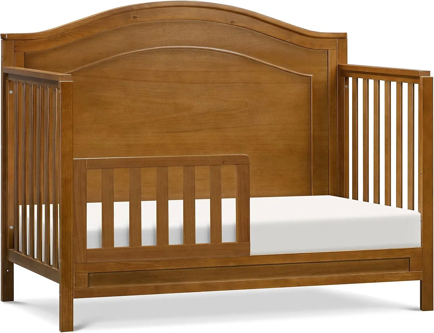 Charlie 4-in-1 Convertible Crib in Chestnut, Greenguard Gold Certified