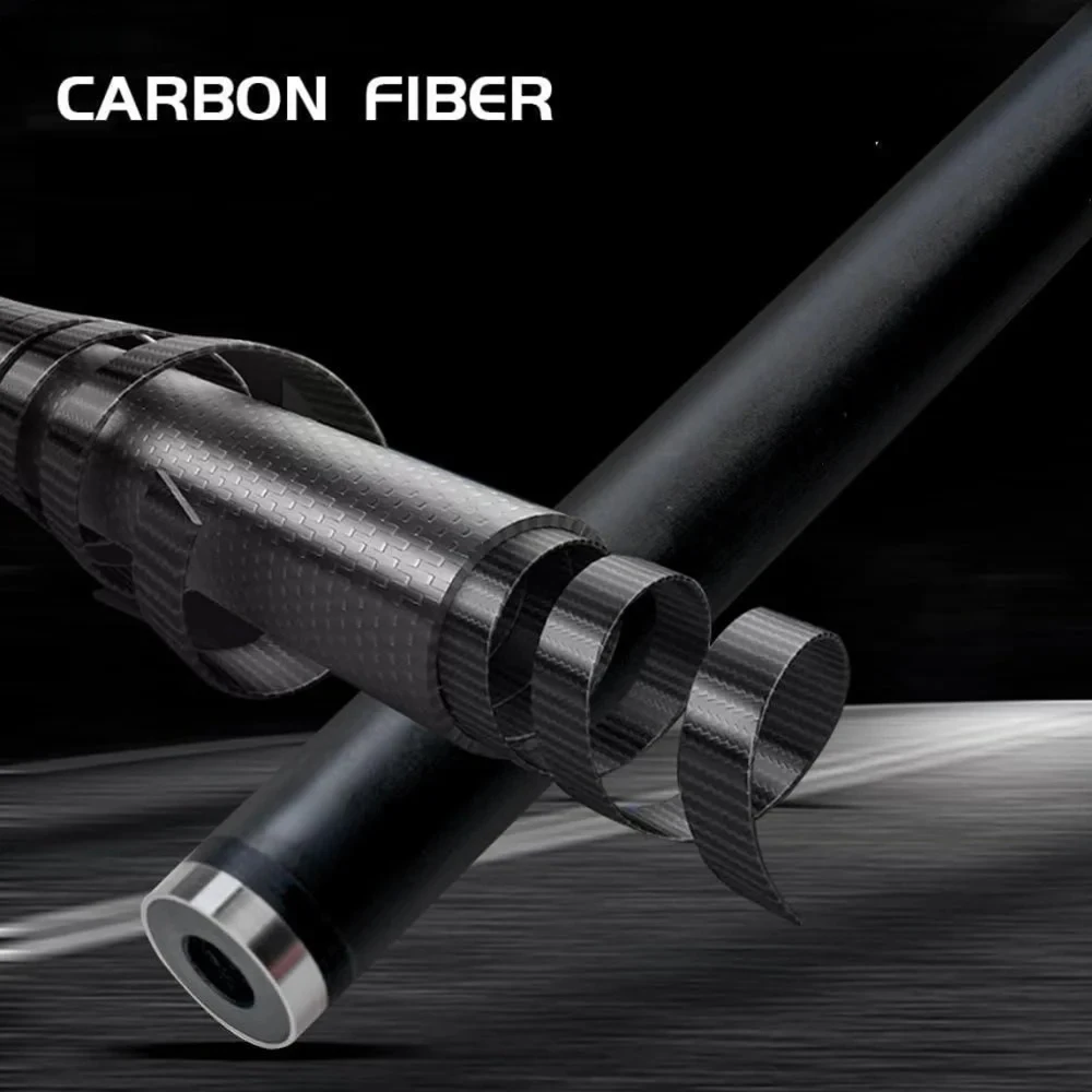 202512.5 ملم عصا حمام السباحة من ألياف الكربون |   انحراف منخفض جديلة البلياردو |   عصا السنوكر ذات النمط الأبيض للعب الاحترافي