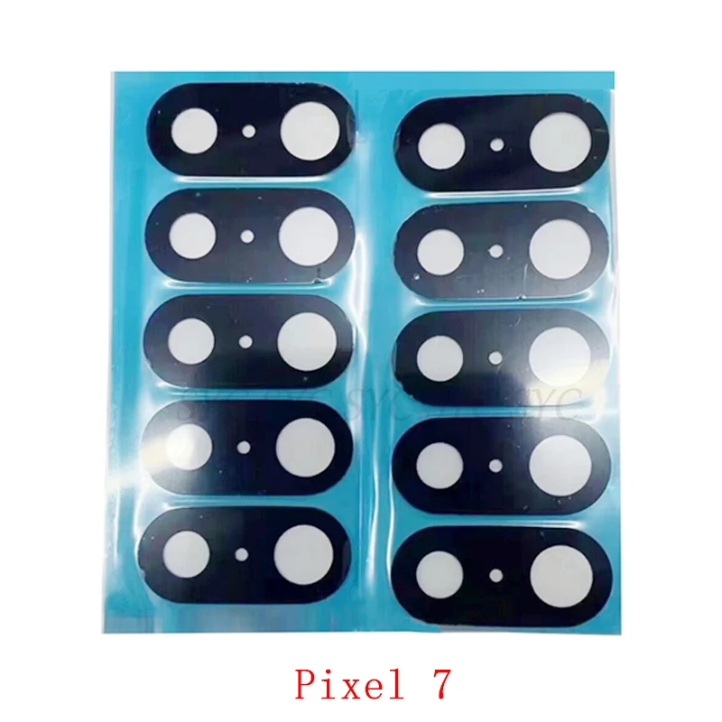 2Pcs/Set Rear Back Camera Lens Glass For Google Pixel 7 Pro 6A 7A Camera Glass Lens Repair Parts