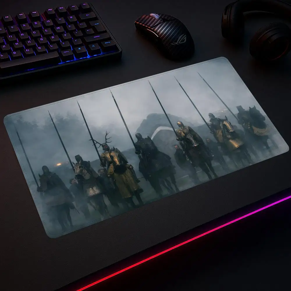 A KNIGHT OF THE SEVEN KINGDOMS Mouse Pad Mousepad Gamer Speed Keyboard Office Non-slip Desk Pad120x60cm Pc Extended Carpet