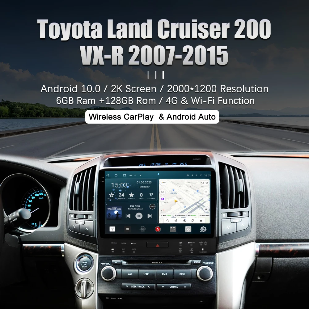 

Автомагнитола RedPower 75202 203 204 для Toyota Land Cruiser 200 11-поколение (09.2007-2015) с климат-контролем на магнитоле