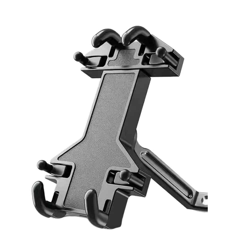 자전거 전화 홀더 360도 마운트 조정 가능한 핸들 바 맞는 알루미늄 합금 프레임 쉬운 설치 도구 고무 열 지원
