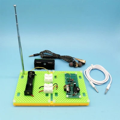 DIY FM crystal receiver Extracurricular activities in science Radio receiver free shipping