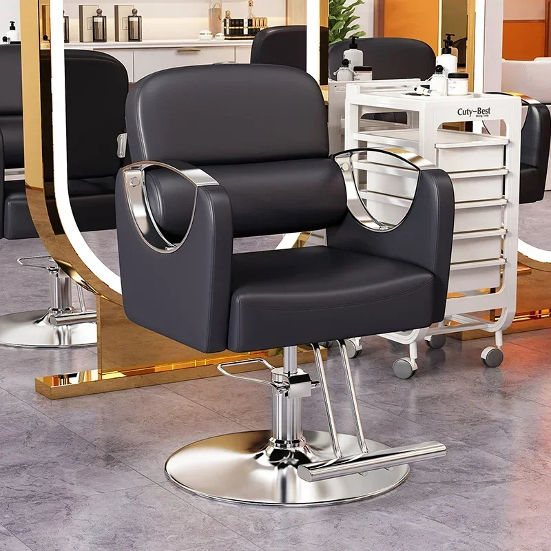 

Beauty Lifting Barber Chair Facial Rotating Hairdressing Barber Chair Manicure Special Perm Silla De Barbero Spa Furniture