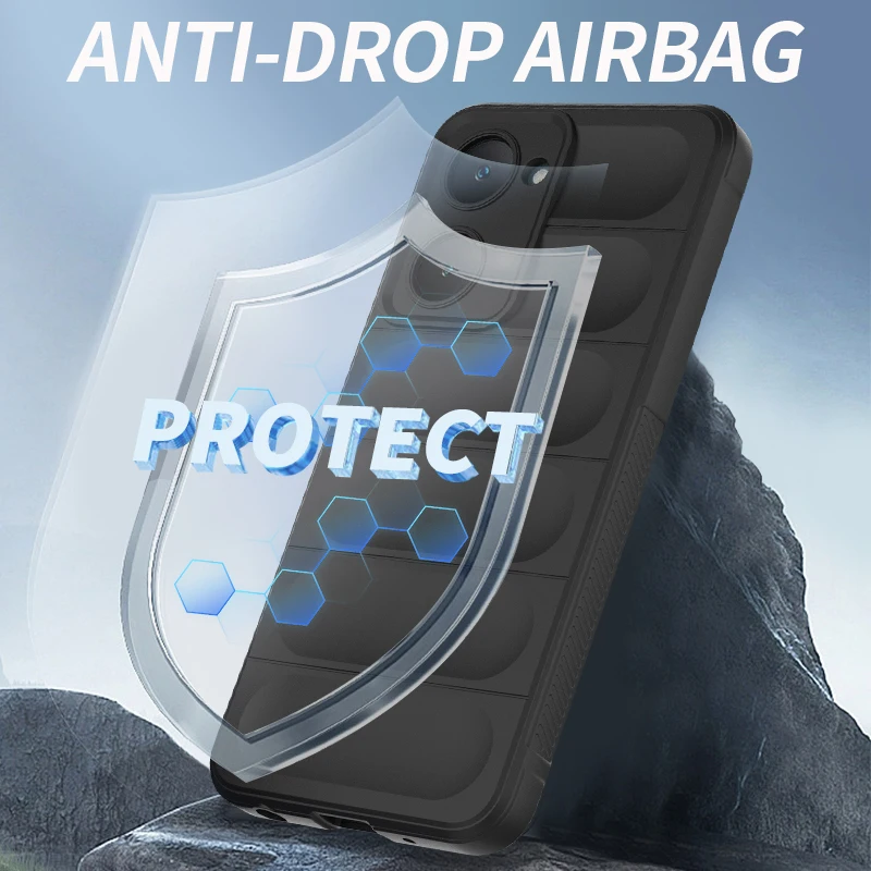 Per VIVO Y03 Y58 Y38 Y28S Y28 Y27 Y78 Y78 Plus Antiurto e Anticaduta 360 °   Custodia per telefono All-Inclusive Soft Feel con obiettivo Airbag