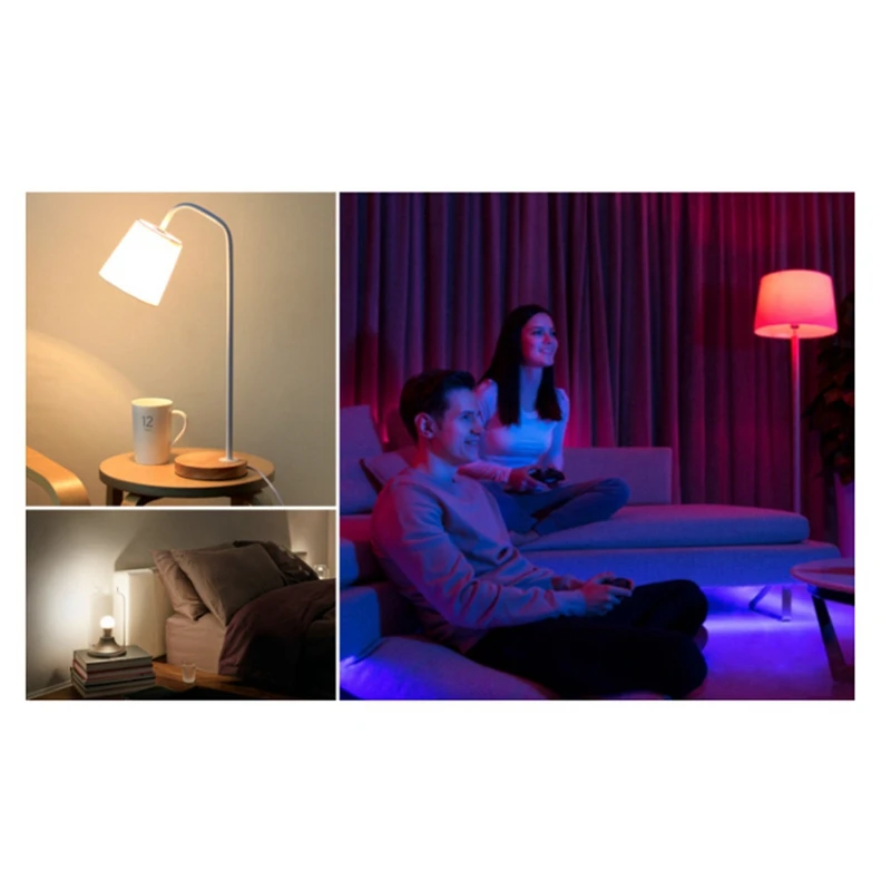 Tuya GU10 Smart LED Bulb Dimmable 5W AC100-130V WIFI+Bluetooth Smart Life App Control Work With Alexa Google Home 3 Pcs