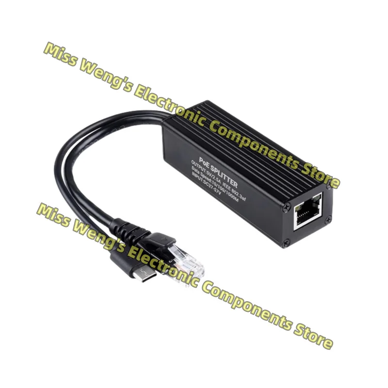 

Industrial grade Gigabit PoE separator 5V Type-C interface power supply metal shell/circuit isolation POE-SPLITTER-TYPE-C