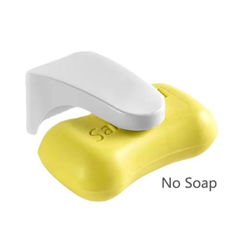 

Sturdy Soap Dish Holder Adhesive Wall Mounted Soap Sponge Holder for Home