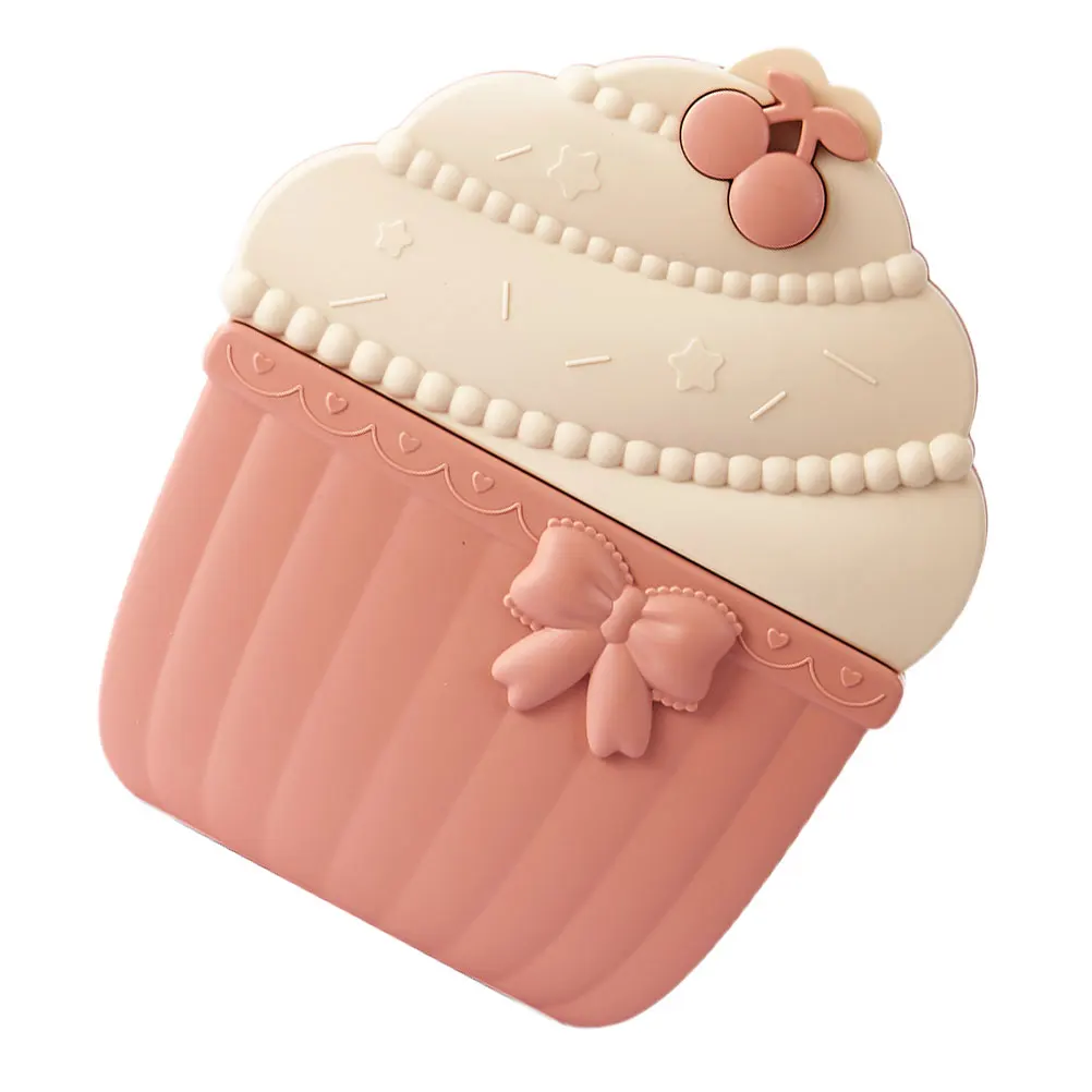 

Cake Shaped Candy Box Snack Serving Container Dried Fruit Pink Pp Storage Holder