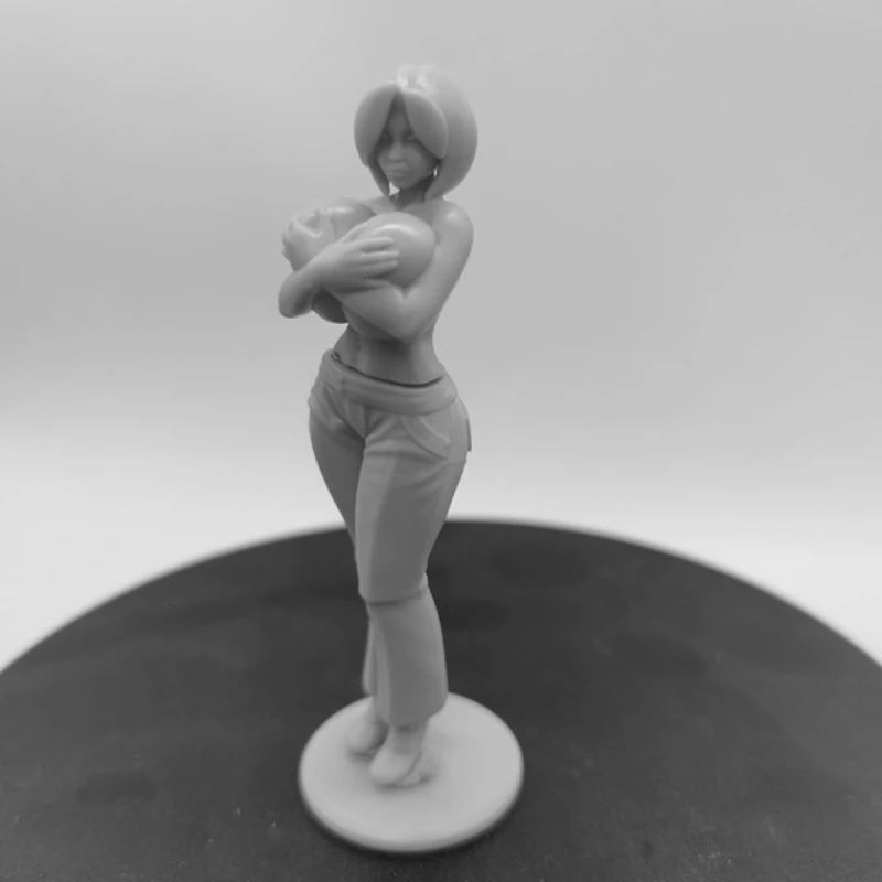 

1/24 Scale 75mm Resin Figure Shy Girl Full Assemble Model Kit Unassembled and Unpainted 3D printing toy