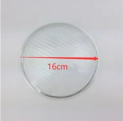 14cm-16cm for GN125 HJ125-8 Motorcycle Refit JH70 Motorcycle Headlight Glass Round, Pattern Random Delivery.