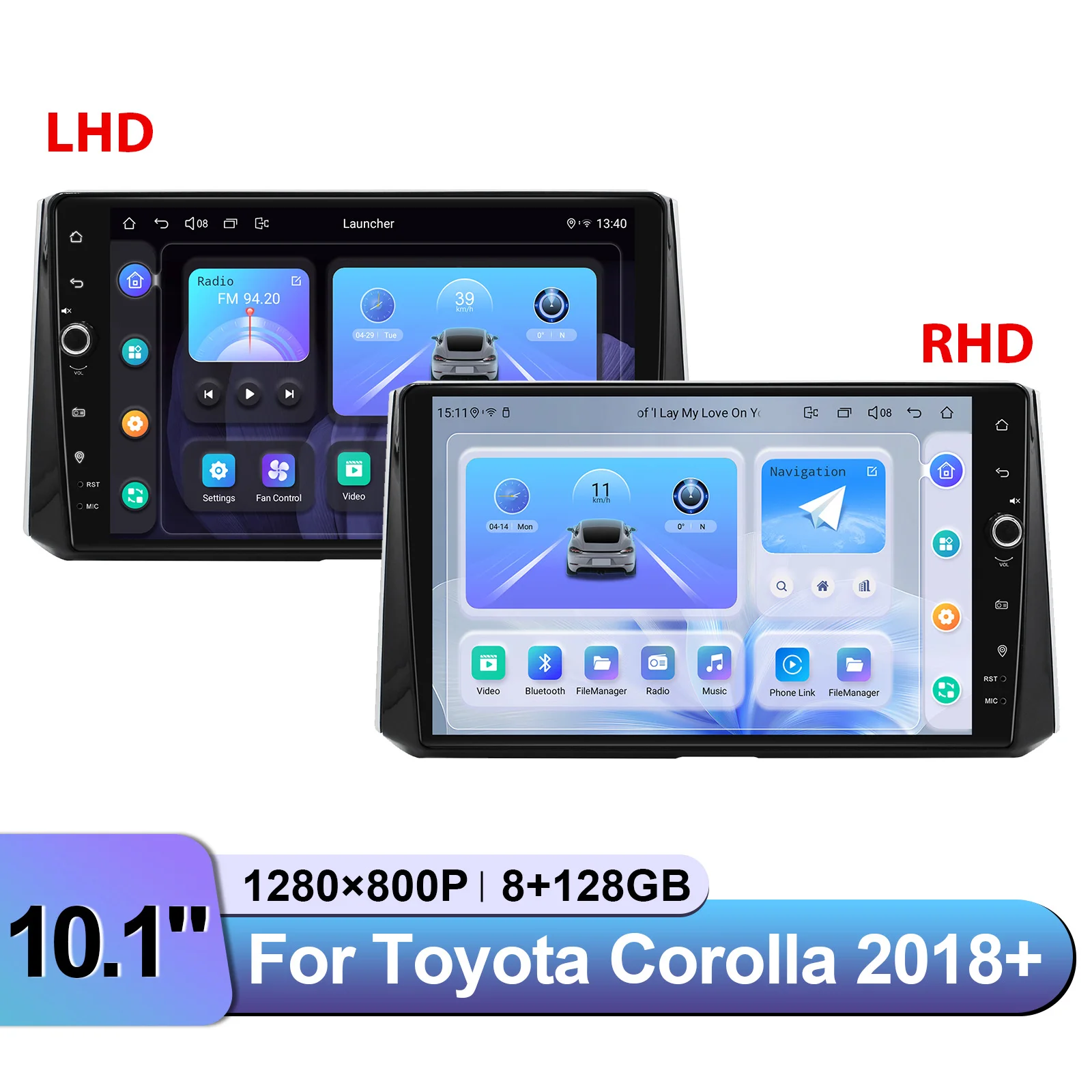 JOYING 10.1 بوصة Carplay نظام ستيريو الوسائط المتعددة للسيارات أندرويد لتويوتا كورولا 2018 + يبقى OEM التحكم في توصيل الكاميرا والتشغيل #1