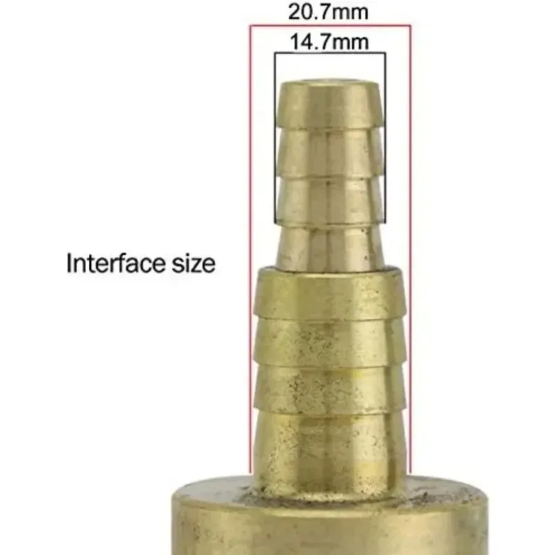Hose Pipe Filter for High-pressure Washers Car Wash Irrigation Pump Filters Sprayer Brass 3/4 Inch and 5/8 Inch (about 1.9 Cm)