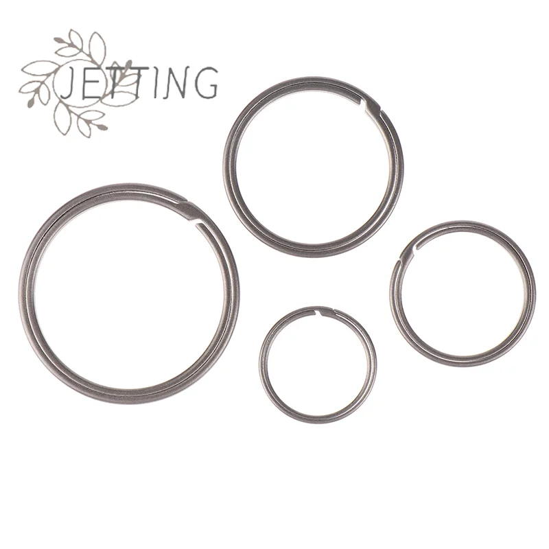 حار 1 قطعة التيتانيوم حلقة رئيسية سبائك التيتانيوم سيارة مفتاح سلسلة في الهواء الطلق الذكور الإبداع هدية أداة صغيرة اكسسوارات السيارات المفاتيح #5