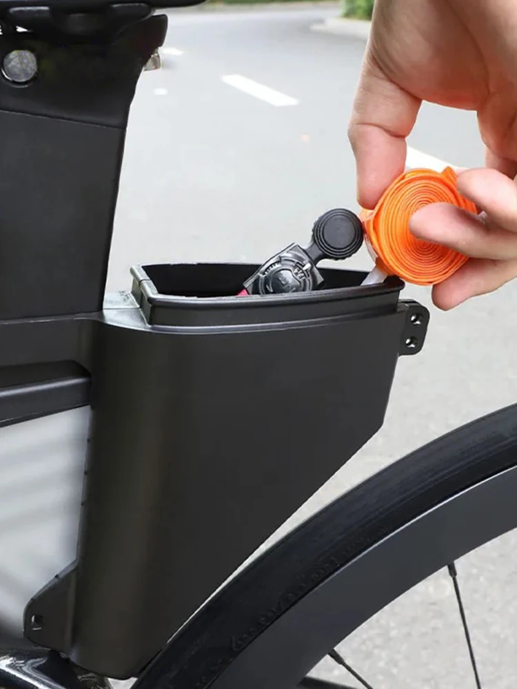 AliExpress Shunmaii Road Bike Tail Bag Hard Shell Bike Teardrop Seatpost Bag Waterproof Bike Seatpost Torpedo Saddle Bag for Outdoor Sports