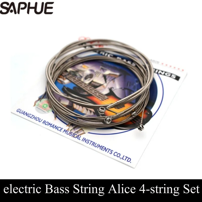 

Electric Bass String Alice 4-string Set (040-095) Steel Core Nickel Plated Alloy Wound - A606(4)-L encordoamento