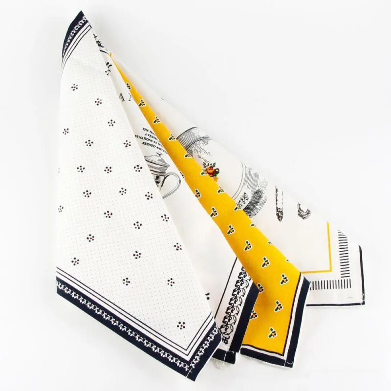 Flower Printed Paper Napkin Birthday Wedding Party Table Setting Paper Cafe Mouth Cloth Colourful Paper Placemat