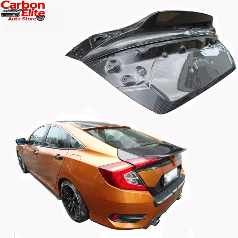 

Карбоновый спойлер на багажник в стиле OEM для Honda Fit Jazz GK5 2014-2018