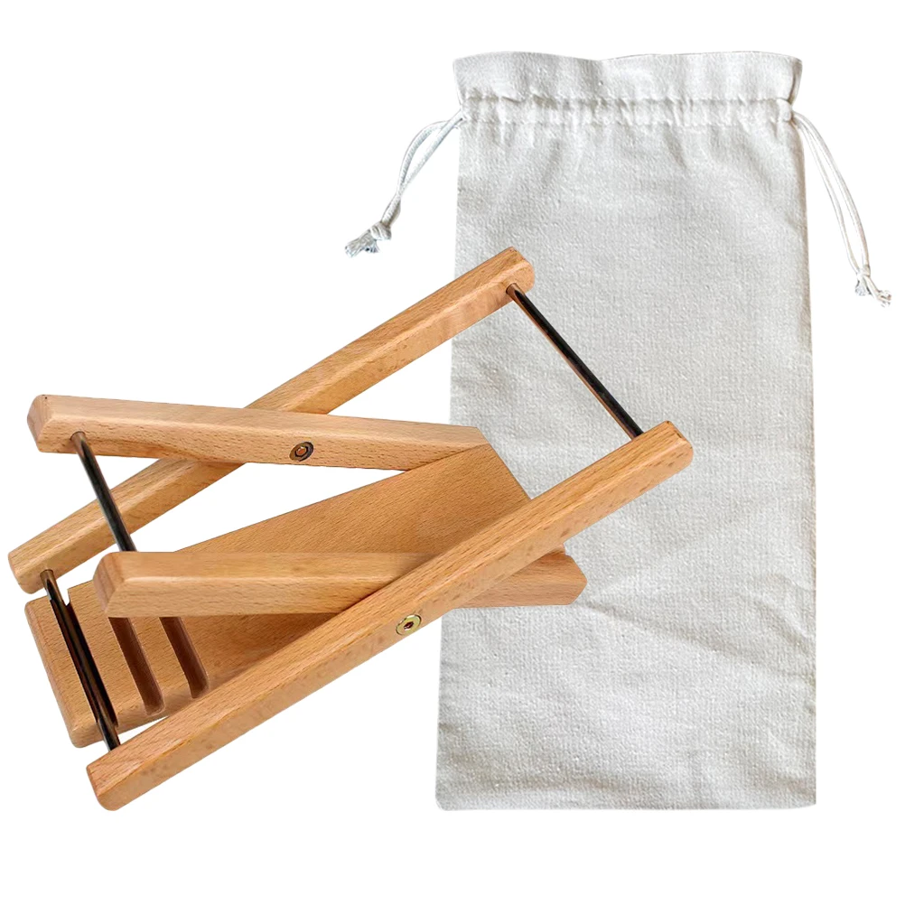 Guitar Footstool Foldable Portable Classical Seating Folding Wood Stools for Adults