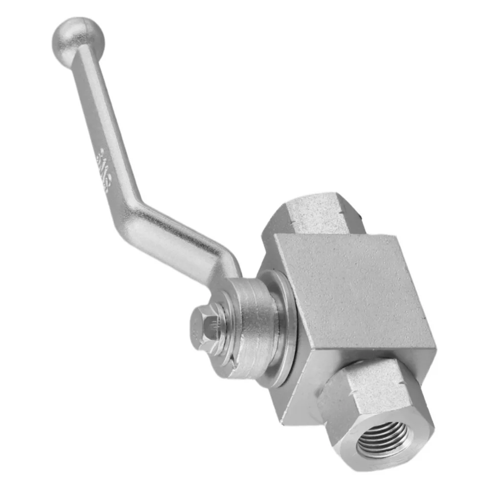 High-Pressure Hydraulic Ball Valve 7250PSI, 2 Way Shut Ball Valve 1/4" 3/8" 1/2" 3/4" 1" NPT Thread Hydraulic Control Valve