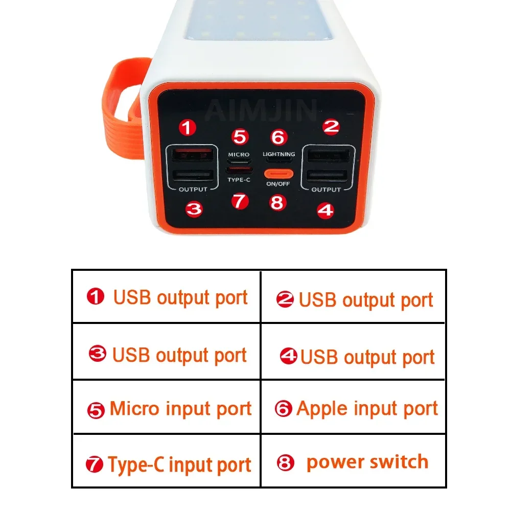 66W 200000mAh large capacity power bank PD20W power bank portable super fast charging external battery