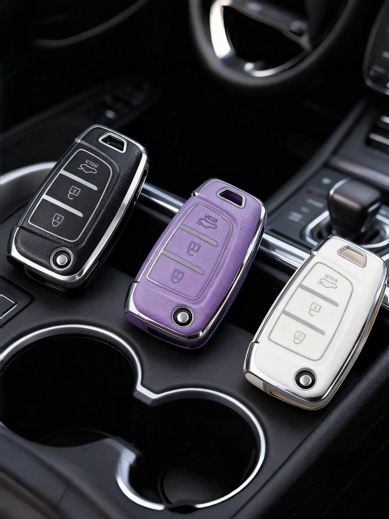 

TPU Car Key Cover (Fits 20+ Car Models) - 3 Colors Available, Anti-Scratch & Shockproof Smart Key Case