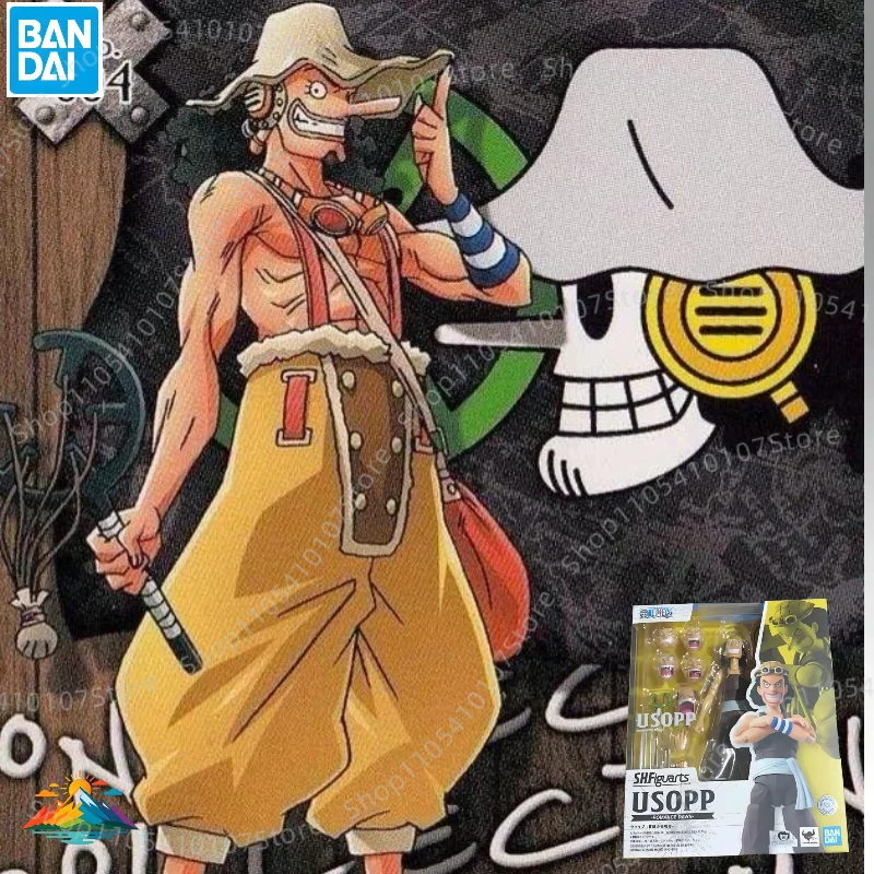 

В НАЛИЧИИ: Фигурка Bandai S.H.Figuarts Usopp ONE PIECE ROMANCE DAWN с различными вариантами выражений лица.