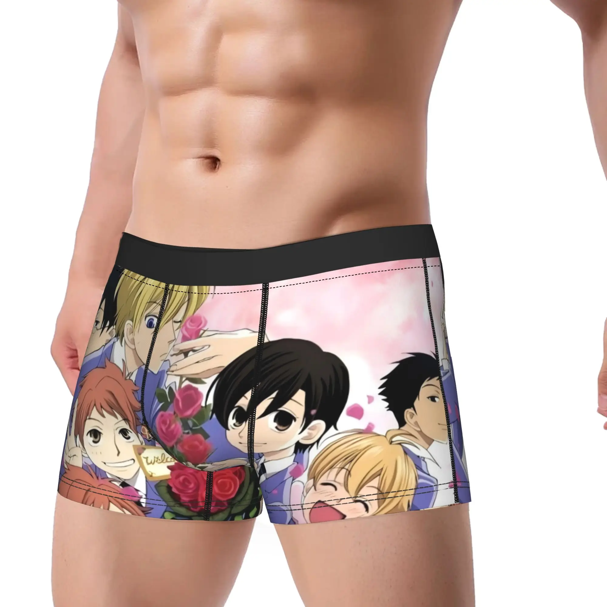 Ouran High School Host Club Underpants Homme Panties Man Underwear  High School Comfortable Shorts Boxer Briefs