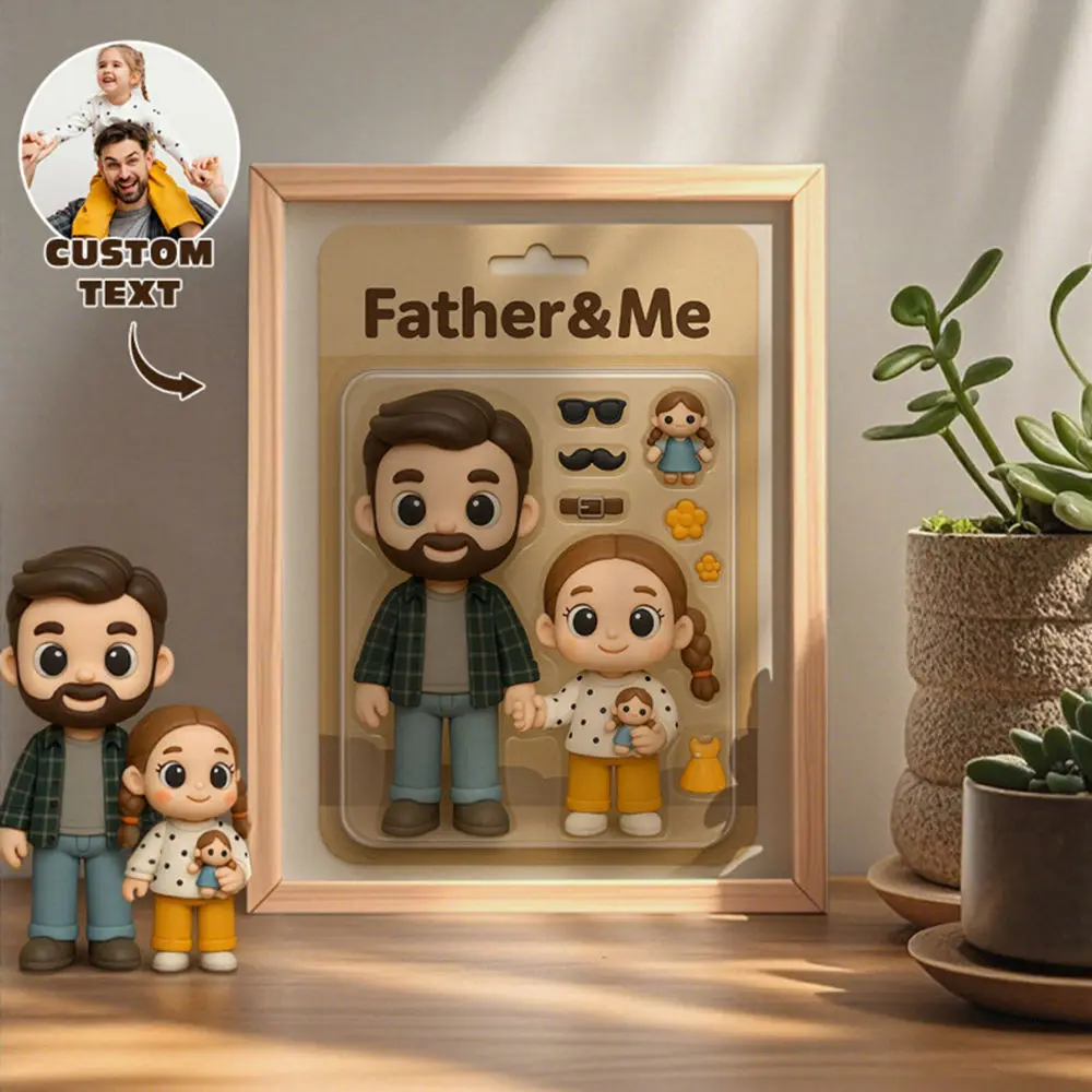 إطار صور للزوجين - إطار صورة مخصص DIY على شكل تمثال، هدية شخصية إبداعية للعشاق