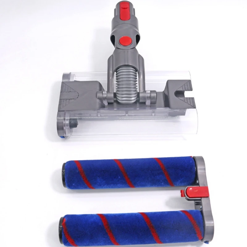 Cepillo eléctrico Universal de doble rodillo para aspiradora, cepillo de piso grande, accesorios para Dyson V7, V8, V10, V11