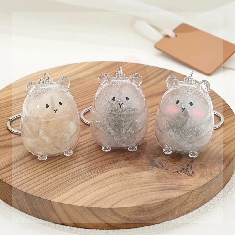 1Pcs Transparent Hamster Pet Fur Collector Detachable Washable Grooming Tool for Dog Cat Hair Removal Furniture Carpet Use