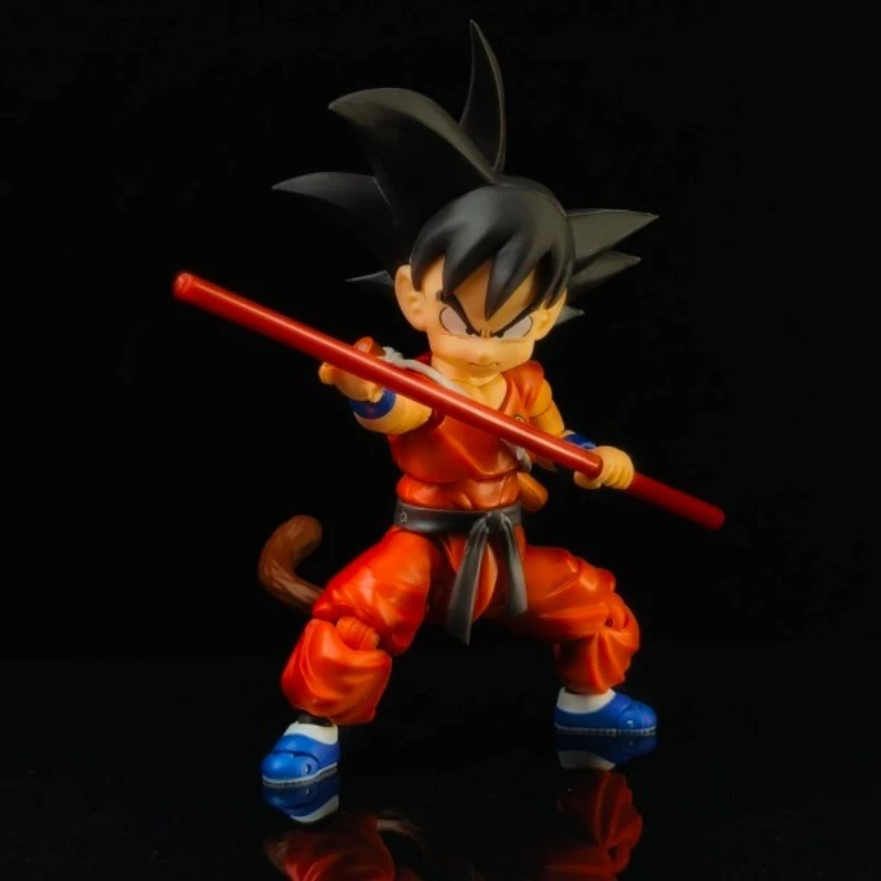 

Bandai Dragon Ball SHF Little Wukong TNT Limited Innocent Challenger Sun Wukong Фигурки Украшения Мобильные подарки