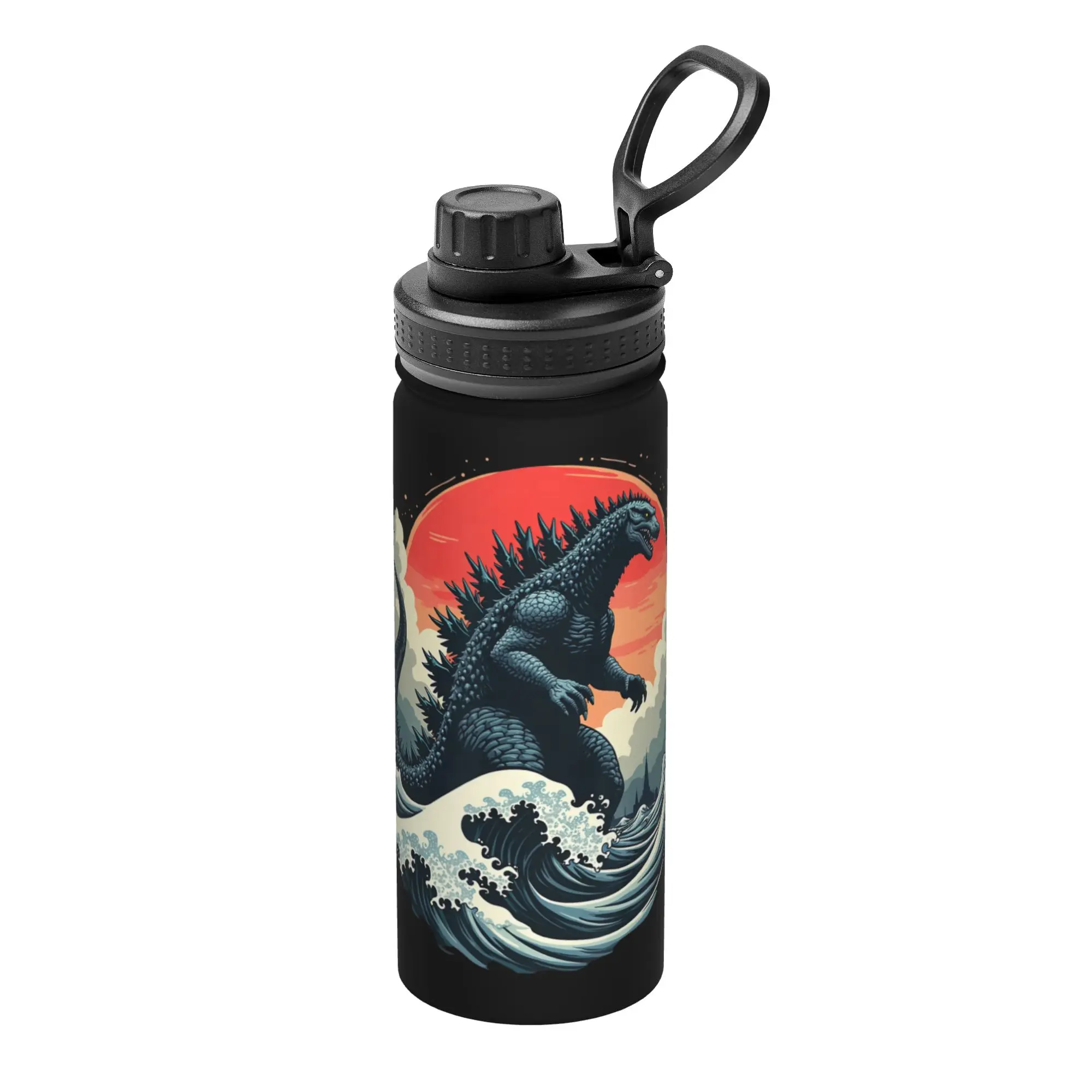 Monster G-Godzillas 18OZ Sports Insulated Kettle  Thermal Cup Vacuum Flask Travel Outdoor Mug Water Bottle