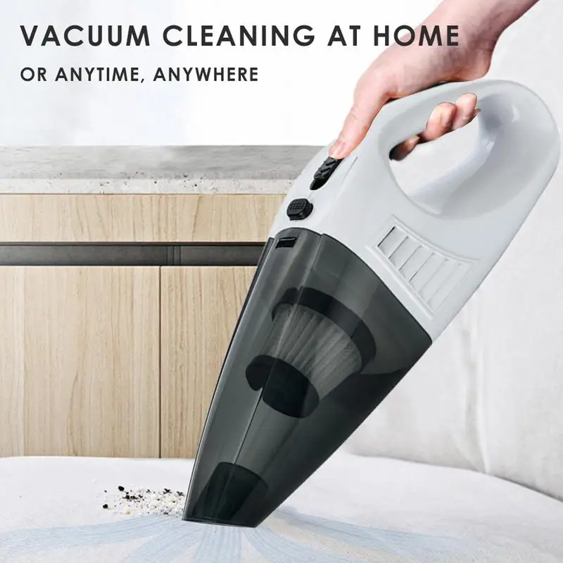 USB Recharging 6000Pa Suction Power Car Vacuum Cleaner, Powerful Wireless Portable Vacuum Cleaner, Powered By Cigarette Lighter