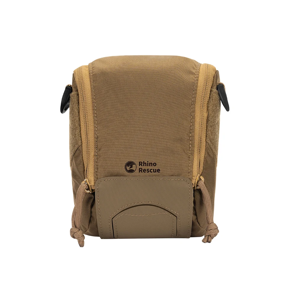 

Rhino Rescue Tactical Molle Admin Pouch Laser Cut EDC Utility Bag Горизонтальный модульный чехол для кемпинга и пешего туризма (пустой)