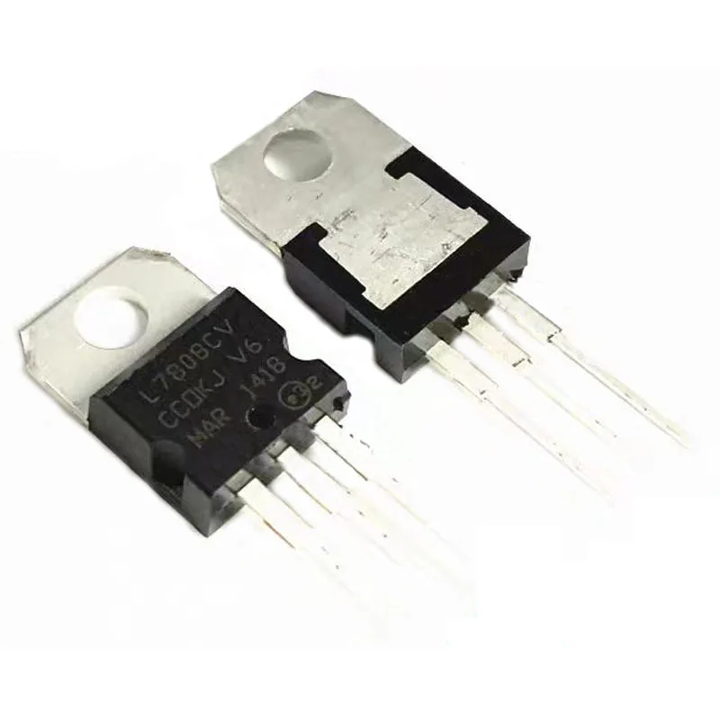 10PCS  L7808CV L7808 Inline Triode TO-220 Triode, Three-terminal Voltage Regulator Triode  8V