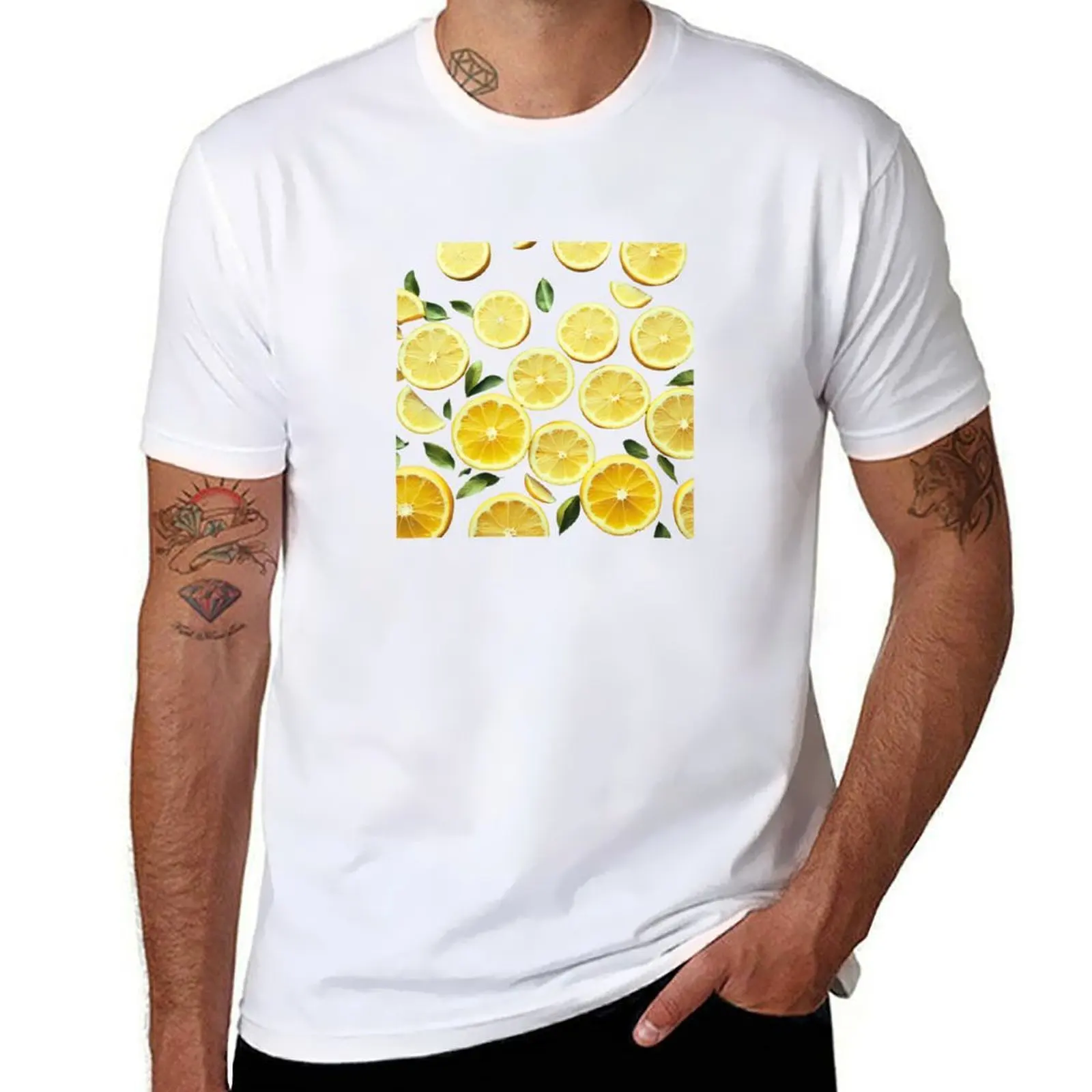 

Lemon slices are zesty like summer T-Shirt mens graphic t shirts t shirts for man graphic vintage T-Shirt