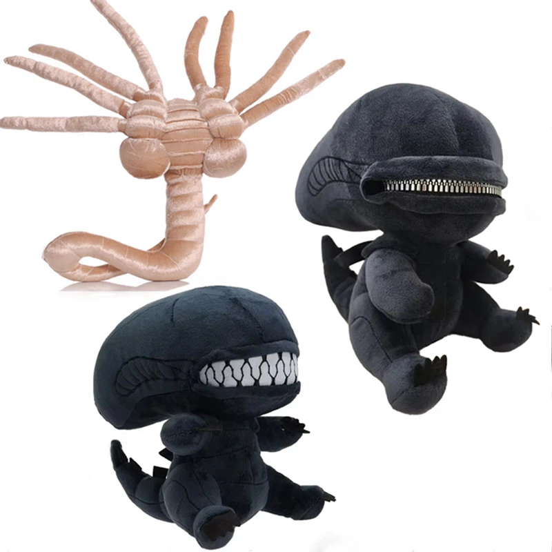 Alien Xenomorph Shaped Plush Dolls Fashion Kawaii Stuffed Pillows Toys Cartoon Room Ornaments Stuffed toys kids Surprise Gift