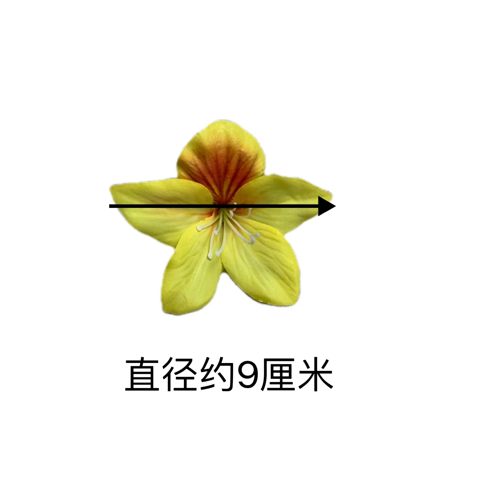 11 Pcs Artificial Bauhinia Flower DIY Accessories Handmade Realistic Fake Flowers for Gifts Hair Ornaments Wedding Party Decor