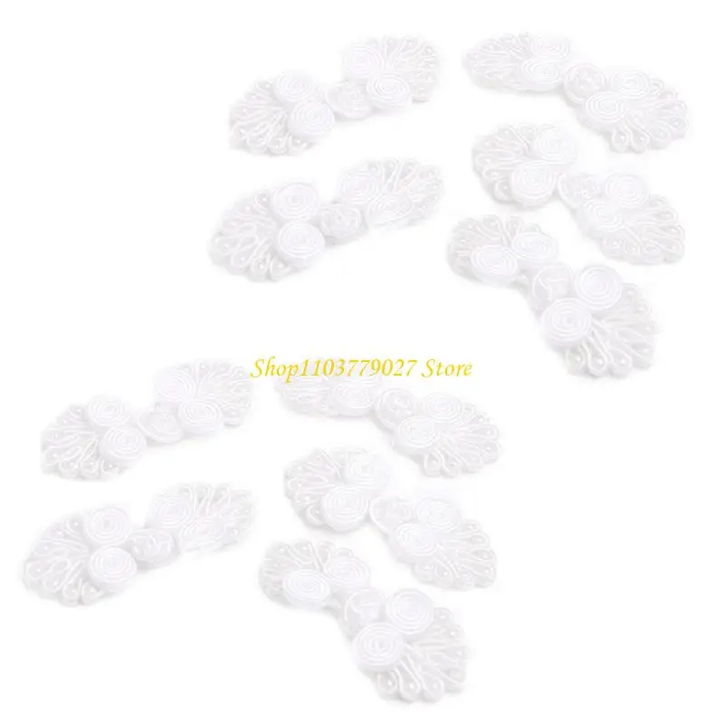 C4DF Chinese Knots for Frog Buttons 10 Pairs Mother Grandmother Relxing Accessory