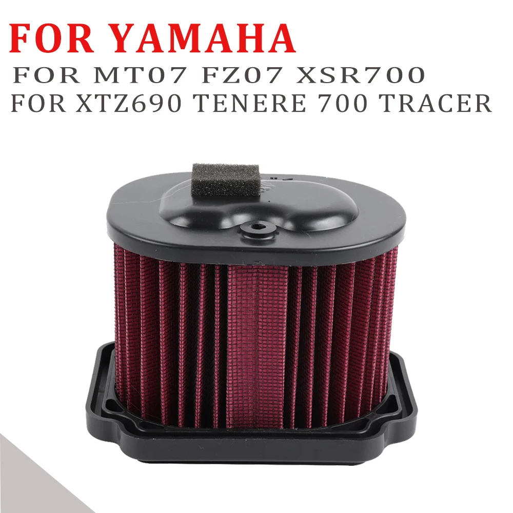 Motorcycle Accessories Air Filter Cleaner For Yamaha FZ-07 MT-07 MT07 FZ07 XTZ690 Tenere 700 GT XSR700 XSR 700 MTT690