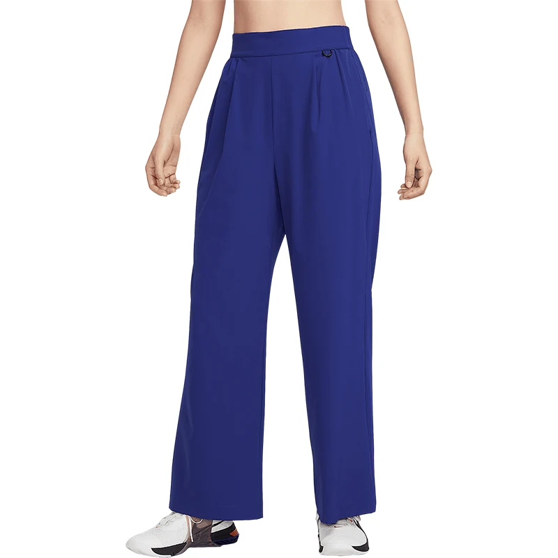 Nike Genuine 2024 بنطال رياضي نسائي ناعم واسع الساق منسوج HQ0236-455