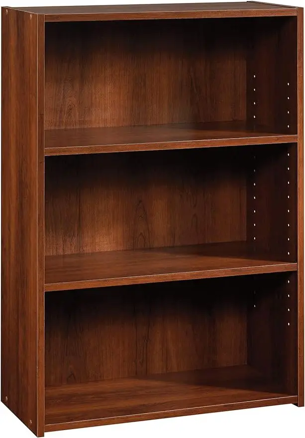 

Sauder Beginnings 3-Shelf Bookcase/ Book shelf L: 24.57" x W: 11.50" x H: 35.28" Brook Cherry finish