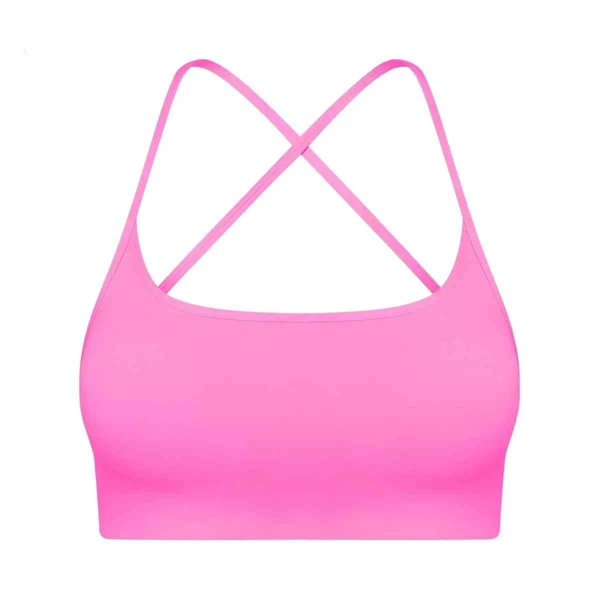 Fitness-Sport-BH mit hohlem Rücken, sexy, mit dünnen Trägern, für Yoga, Pilates und Training, Sportunterwäsche, Sportbekleidung – Detail 7