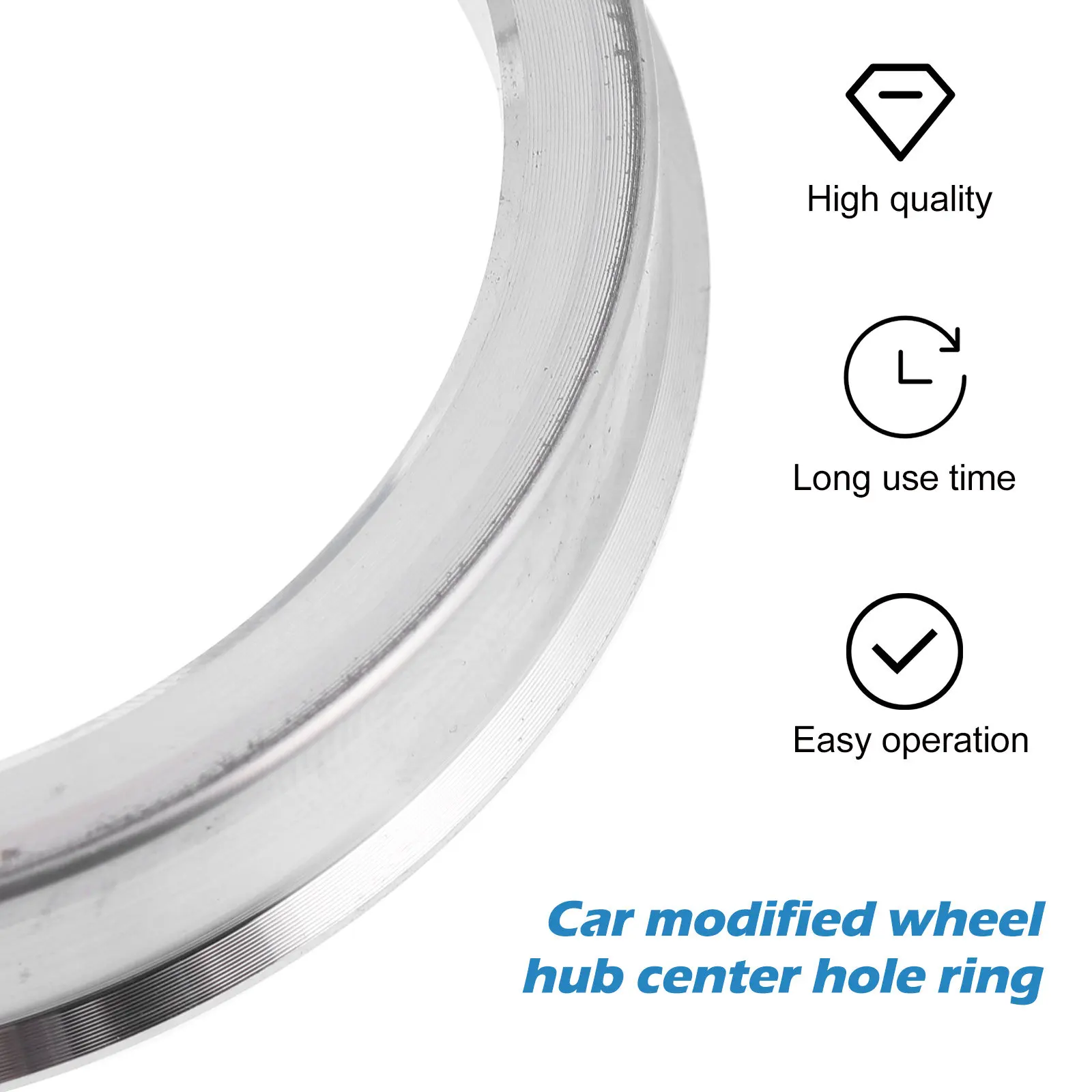 

4Pcs Hub Centric Rings Aluminum Alloy Car Wheel Hub Ring 67.1 to 56.1 Centering Rings Stop Vibration Car Wheel Center Hole Ring
