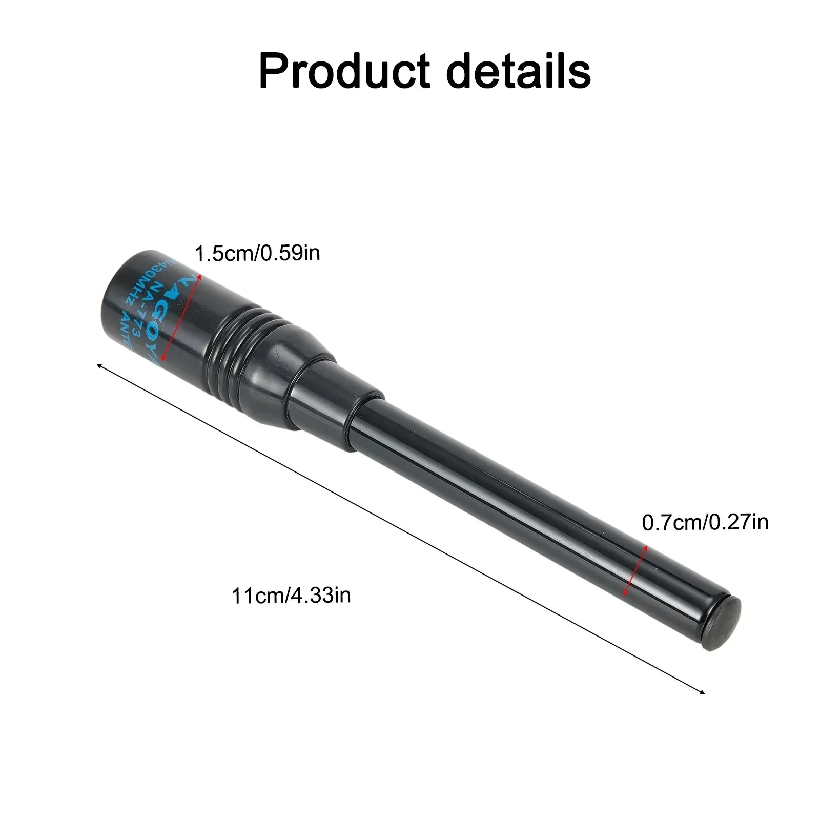 Voor Baofeng UV-5R UV-B5 82 Antenne 2.15db/3.0db Sma-Vrouwelijke 144/430Mhz Zwarte NA-773 BF-888s Radio Nieuwe Duurzame Hot